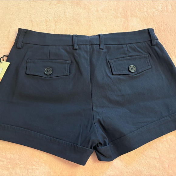 Blue Bermuda Shorts with Tailored Design - Picture 1 of 4